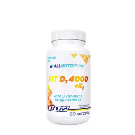 ALLNUTRITION D3 4000 + K2 (60 Softgels) - ALLNUTRITION