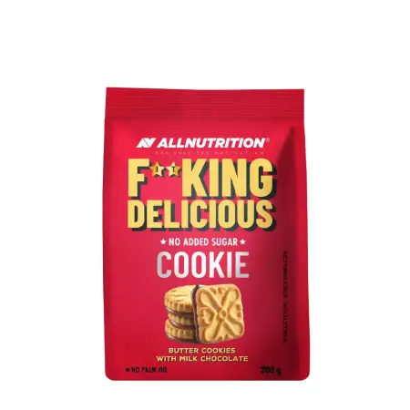 ALLNUTRITION Fitking Cookie Butter Cookies With Milk Chocolate (200 g) - ALLNUTRITION