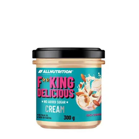 ALLNUTRITION Fitking Delicious Cream (300 g, Coco Crunch) - ALLNUTRITION