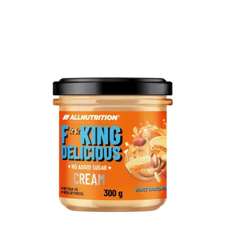 ALLNUTRITION Fitking Delicious Cream (300 g, White Choco Peanut) - ALLNUTRITION