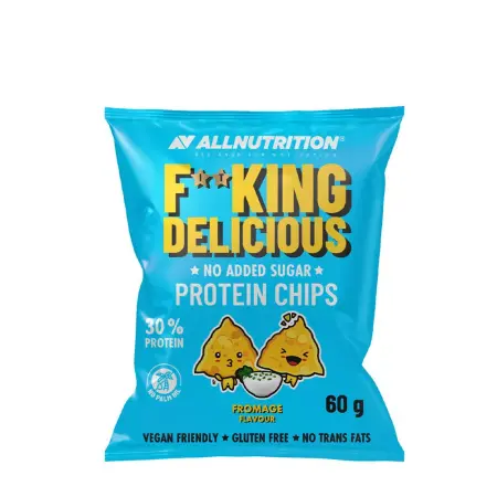 ALLNUTRITION Fitking Delicious Protein Chips (60 g, Fromage Flavour) - ALLNUTRITION