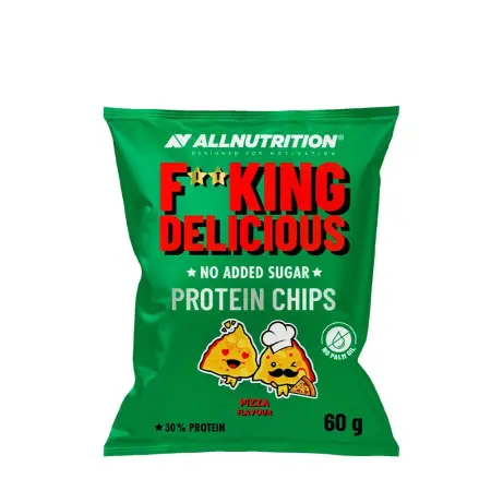 ALLNUTRITION Fitking Delicious Protein Chips (60 g, Pizza) - ALLNUTRITION