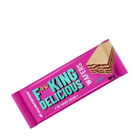 ALLNUTRITION Fitking Delicious Wafers (80 g, Cocoa) - ALLNUTRITION