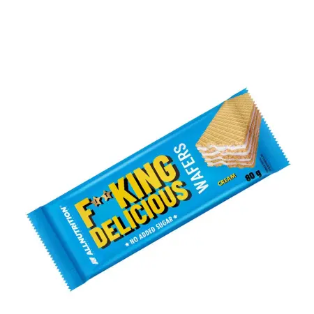 ALLNUTRITION Fitking Delicious Wafers (80 g, Cream) - ALLNUTRITION
