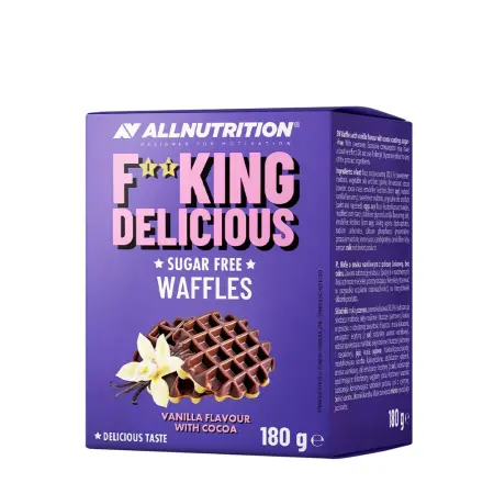 ALLNUTRITION Fitking Delicious Waffle Vanilla Flavour With Cocoa (180 g) - ALLNUTRITION