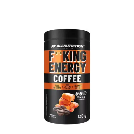 ALLNUTRITION Fitking Energy Coffe (130 g, Caramel) - ALLNUTRITION