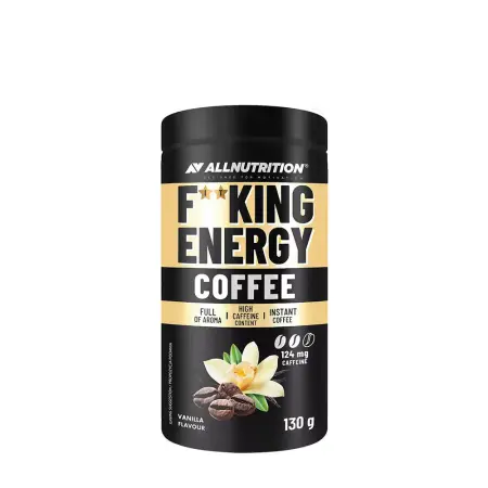 ALLNUTRITION Fitking Energy Coffe (130 g, Vanilla) - ALLNUTRITION
