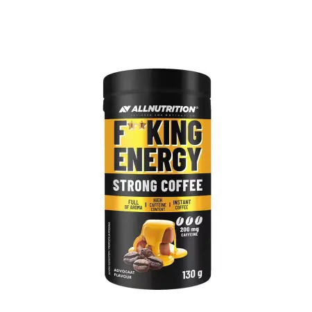 ALLNUTRITION FitKing Energy Strong Coffee (130 g, Advocaat) - ALLNUTRITION