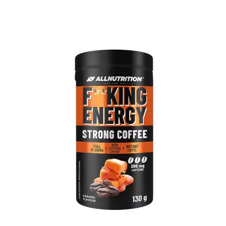 ALLNUTRITION FitKing Energy Strong Coffee (130 g, Caramel) - ALLNUTRITION