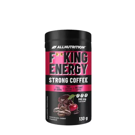 ALLNUTRITION FitKing Energy Strong Coffee (130 g, Chocolate Cherry) - ALLNUTRITION
