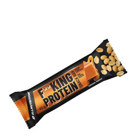 ALLNUTRITION Fitking Protein Snack Bar (40 g, Caramel Peanut) - ALLNUTRITION