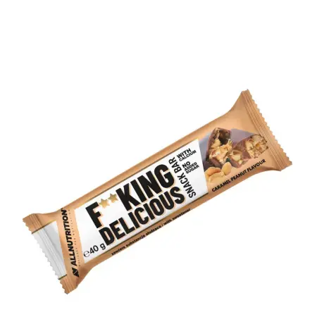 ALLNUTRITION Fitking Snack Bar (40 g, Caramel Peanut) - ALLNUTRITION