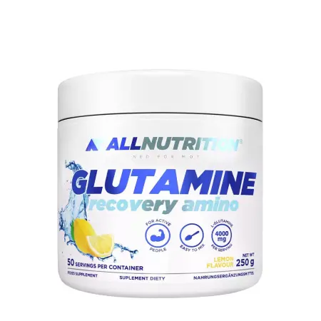 ALLNUTRITION Glutamine Recovery Amino (250 g, Lemon) - ALLNUTRITION