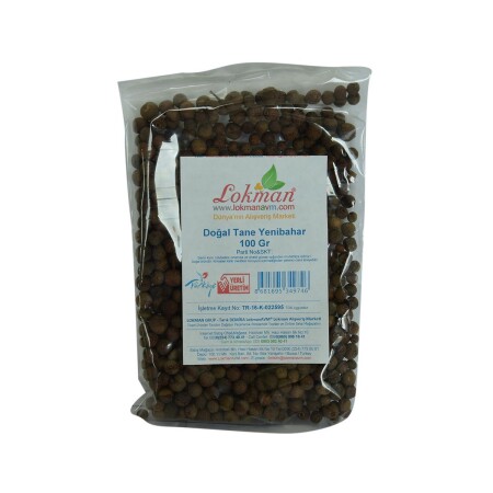 Allspice Grain Natural 100 Gr Package - Lokmanavm