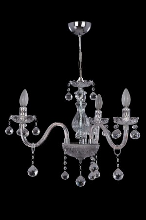 Almira 3-Piece Transparent Glass Lighting 323205952_1 - İstanbul Avize