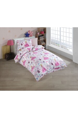 Almira Single (young) Cotton Duvet Cover Set (pillowcase+bed sheet+duvet cover) MHT-NVRS-3 - MODELHOME
