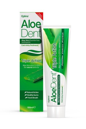 Aloevera Farkı Ile 3 Etkili Diş Macunu - Florür Ve Sls Içermeyen Doğal Beyazlık 100ml ALOE.01.PER.002 - AloeDent