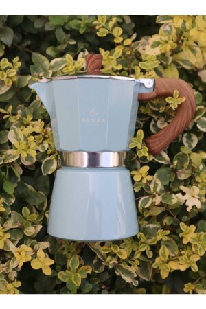 Aloha Hes 3 K Moka Pot 3 Cup Pot Italian Coffee Pot Filter Coffee chturkuaz3 - COFFEEHUTT