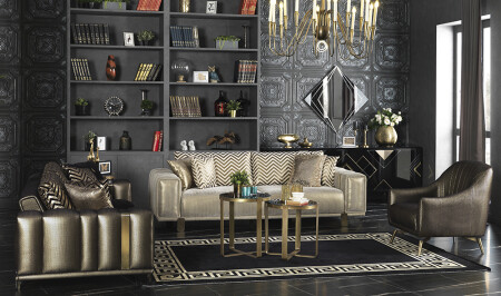 Alpha Living Room Set - Cadde Yıldız