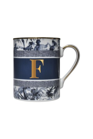 Alphabet Letter F Mug 555. 01. 01. 0024 - Baci Milano