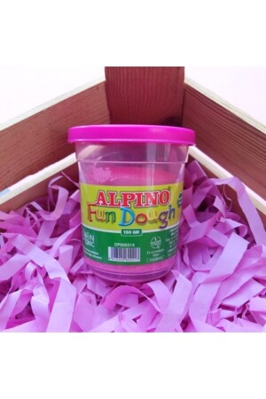 Alpino 130gr Play Dough - Dark Pink - Alpino