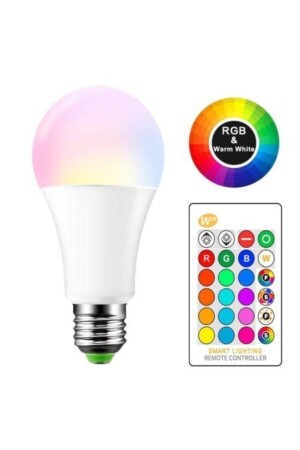 Altar Altaled 7w Renk Değiştiren Uzaktan Kumandalı Gece Lambası Rgb Led Ampul - Alta Led