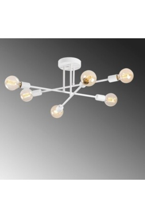 Altılı Akrobat Çapraz Model Plafonyer Tavana Monte Ahtapot Avize LMBDR3598CPRZ - Lambadar
