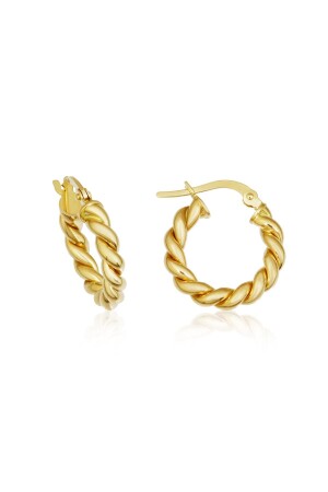 Altın Tam Burgu Halka Küpe 1.6 Cm - Altınkesesi