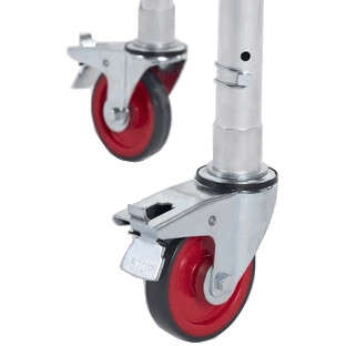 ALTREX Lenkrollen mit Bremsen 150mm, 4 Stück. - Altrex