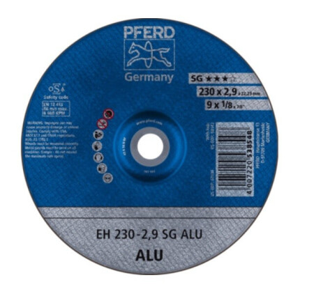 Aluminium-Trennscheibe PFERD EHT Ø230x2,9mm A24 N SG-ALU - Pferd
