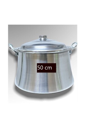 Aluminum Arabian Cauldron & Cooking Pot 35 Liters, No 50 with 50 handles - Yıldız çelik