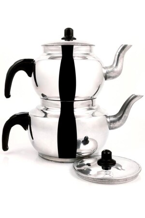 Aluminum Authentic Teapot Large Size Black Handle cs567 - Tiesa Home