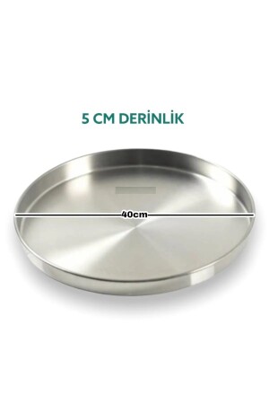 Aluminum baklava pastry baking tray 40 cm round - Yıldız çelik