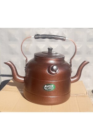 Aluminum Teapot Painted with Internal Teapot 5 Liters Double-sided - Yıldız çelik