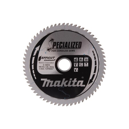 Alüminyum için kesme diski MAKITA 216x30mm Z63 Efficut - Makita Accessories