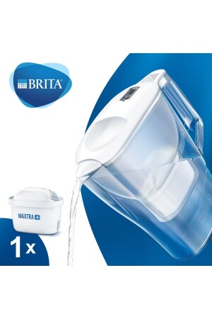 Aluna Cool Filtered Water Purification Jug - White 500-099-220-0012 - Brita