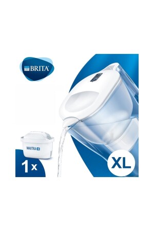 Aluna Xl Maxtra Filtered Water Purified 3. 5 liters. Smart White Jug AB3297 - Brita
