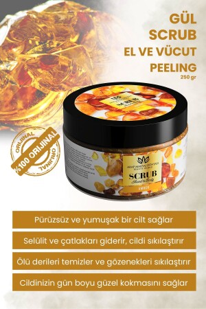 Amber Scrub - Amber Hand & Body Peeling 250gr - Arap Makyaj Dünyası