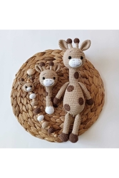 Amigurumi Kahverengi Zürafa Set Us589965 - USTAHOBİEVİ