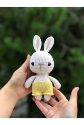 Amigurumi Organik Oyuncak - Mini Tavşan T002 - Zey's Amigurumi