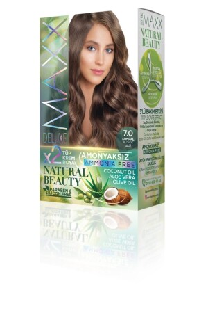 Ammonia-Free Hair Dye 7. 0 Brunette - Maxx Deluxe