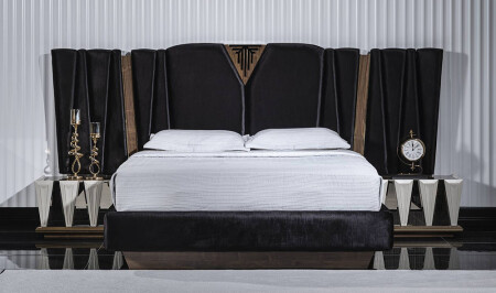 Amore Luxury Bed and Headboard - Cadde Yıldız