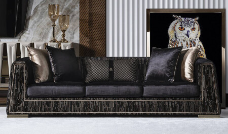 Amore Luxury Four-Seat Sofa - Cadde Yıldız
