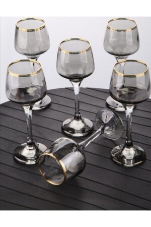 Amore Presentation Coffee Cup with Garnet Smoked Luster, Set of 6 - Lejon Home