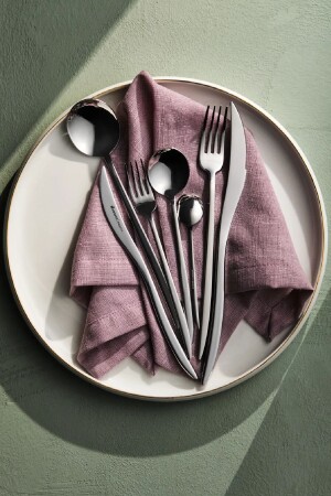 Amour 84 Piece Elegance Fork Spoon Knife Set for 12 Persons Boxed 153. 03. 08. 1995 - Karaca