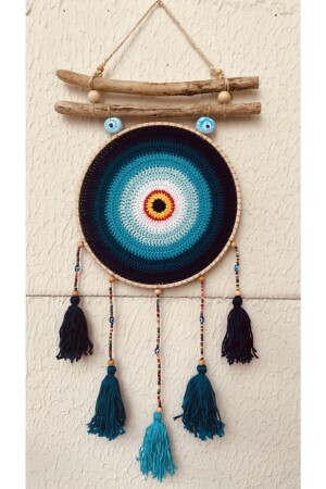 Amulet Evil Eye Bead Dream Catcher Mandala Macrame - MakromeNis