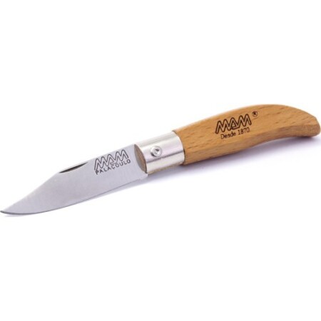 Anahtarlık ve kılıflı katlanır bıçak MAM Iberica 2001, şimşir ağacı, 4,5 cm - MAM