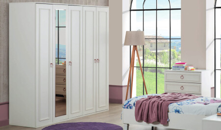 Ancelin Covered Wardrobe - Cadde Yıldız