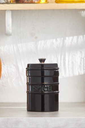 Andy Black Vacuum Spice Jar with Lid 400 ml 153. 03. 06. 9212 - Karaca