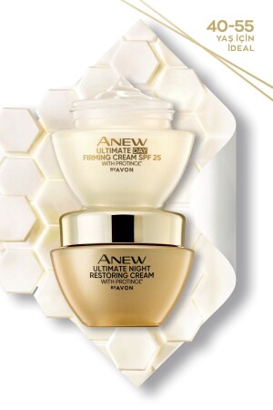 Anew Ultimate Day Cream Spf25 50ml Anew Ultimate Night Cream 50ml Set 1204432-1204433 - Avon